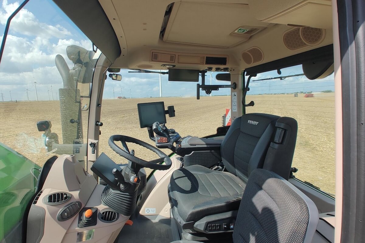 Interno della cabina VisioPlus dei nuovi Fendt 500 Vario di quarta generazione